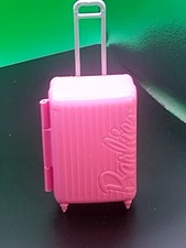 Barbie Pink Travel Rolling Luggage Suitcase. 1C