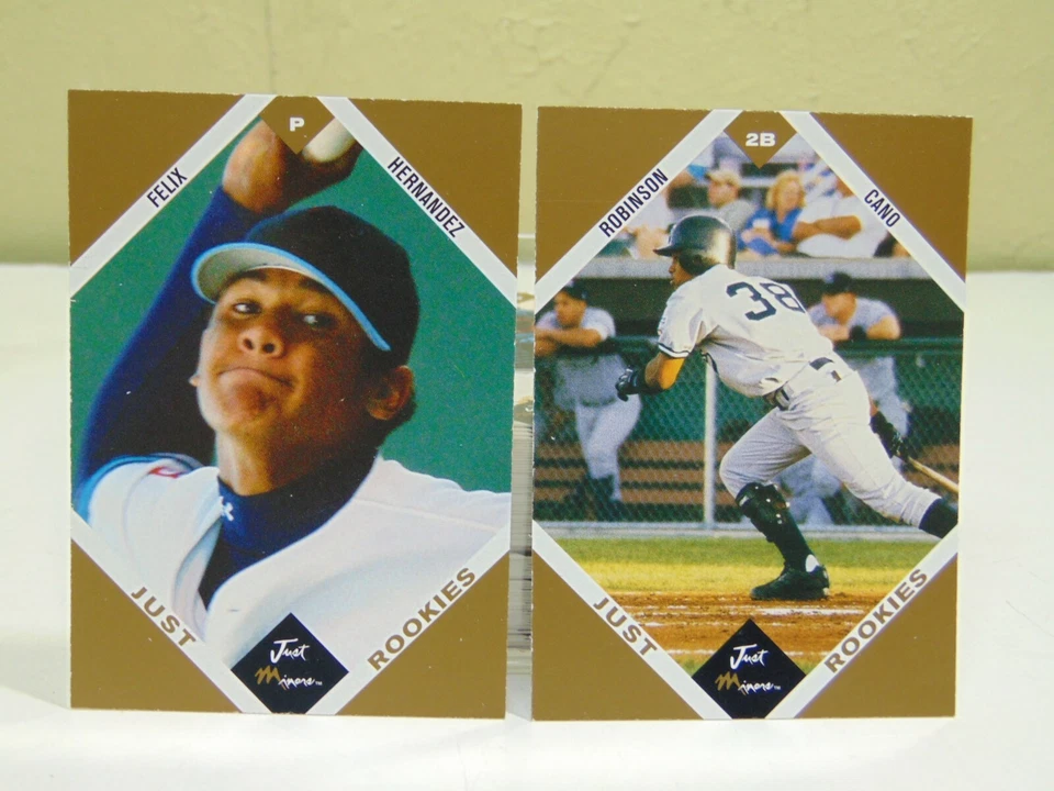2003 Just Minors Rookies Baseball Cards #1-76 Gold Set 77/1000 Felix Hernandez - Image 2 of 3