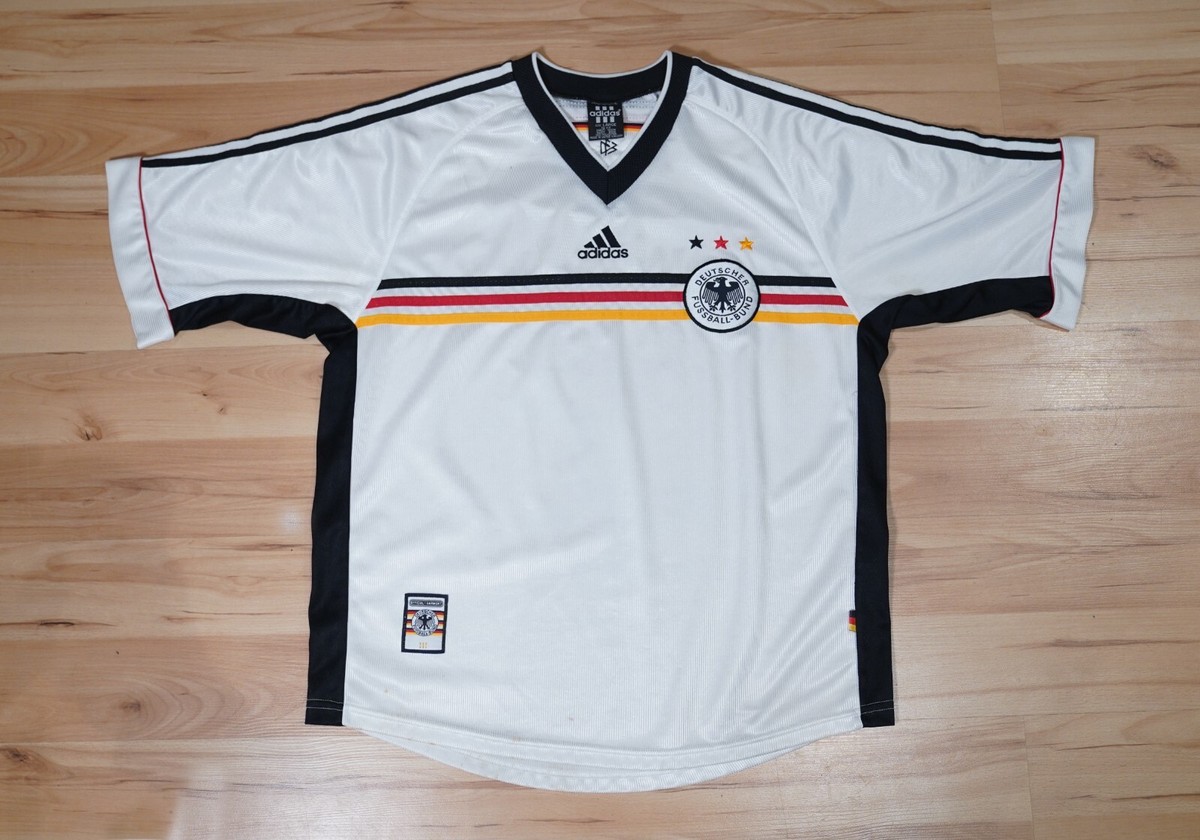 Germany 1998 Home National Team Jersey World Cup Football