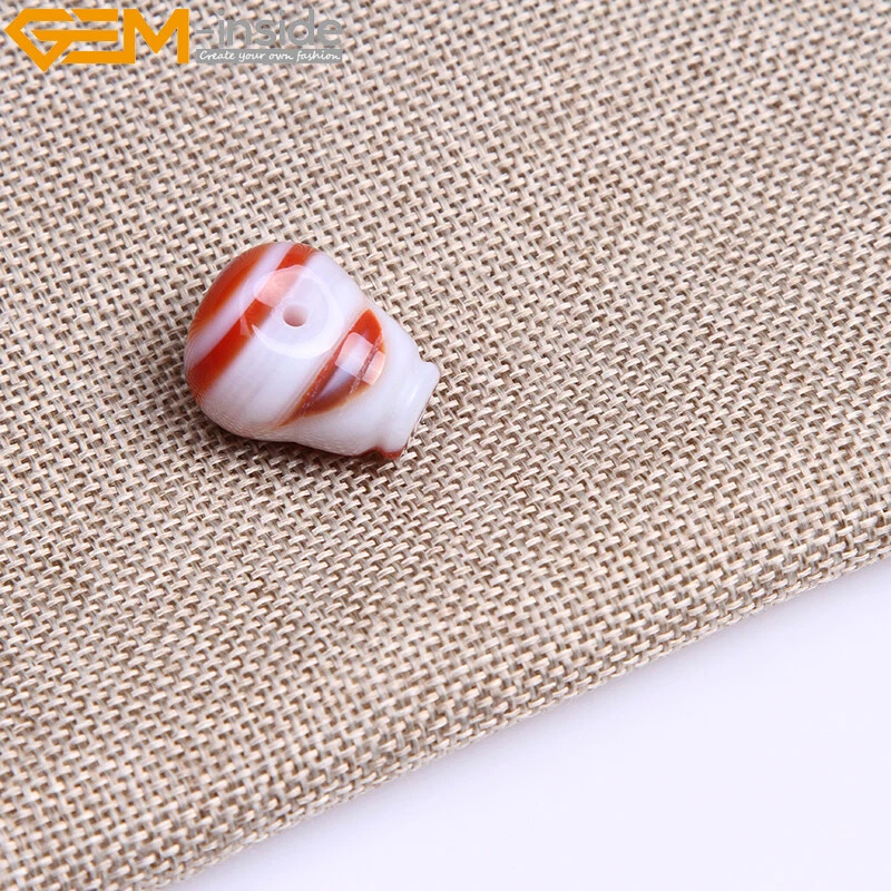 3 Hole Natural Botswana Sardonyx Agate Mala Buddha Prayer Beads One Set Jewelry