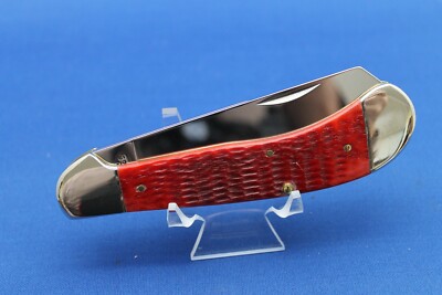 1999 Case XX Knife Red Rogers Bone NKCA Jumbo Saddle Horn Knife