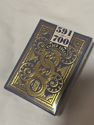 Solitaire 17 Solitaire 17 #591/700 Gilded Patreon Stockholm 17 Standard Poker Cards ...