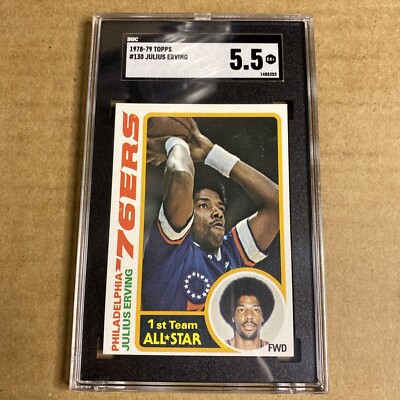 1978-79 Topps #130 Julius Erving SGC 5.5 OU | eBay