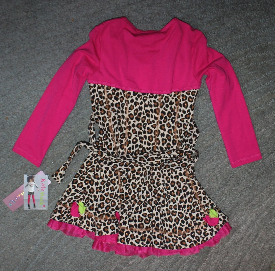 Vestido manga larga Kate Mack para niñas - talla 5 - nuevo con etiquetas Foto 4 de 4
