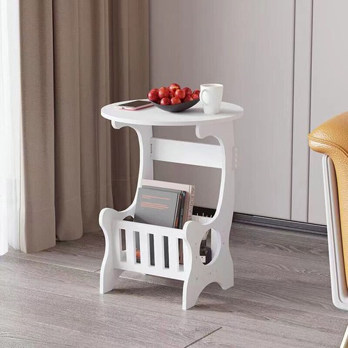 Small Round Coffee Table Modern Sofa Side Table End Table for Bedroom Office AU - Picture 3 of 14
