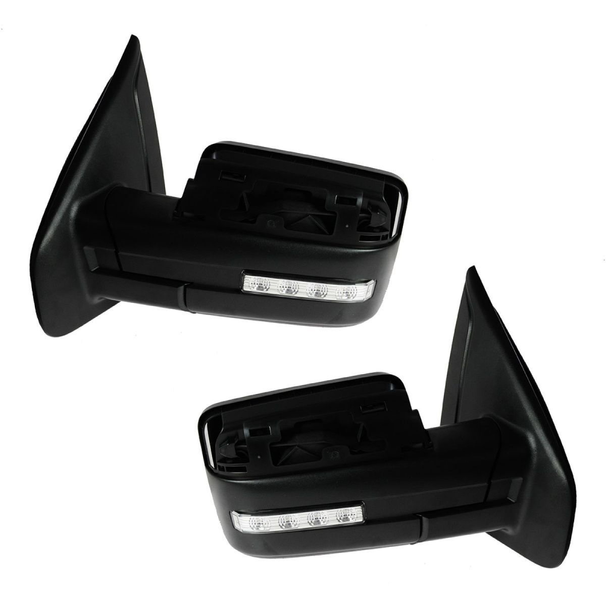 Mirror Power Folding Heated Memory Signal Chrome Pair Set For Tundra Sequoia NEW - Foto 7