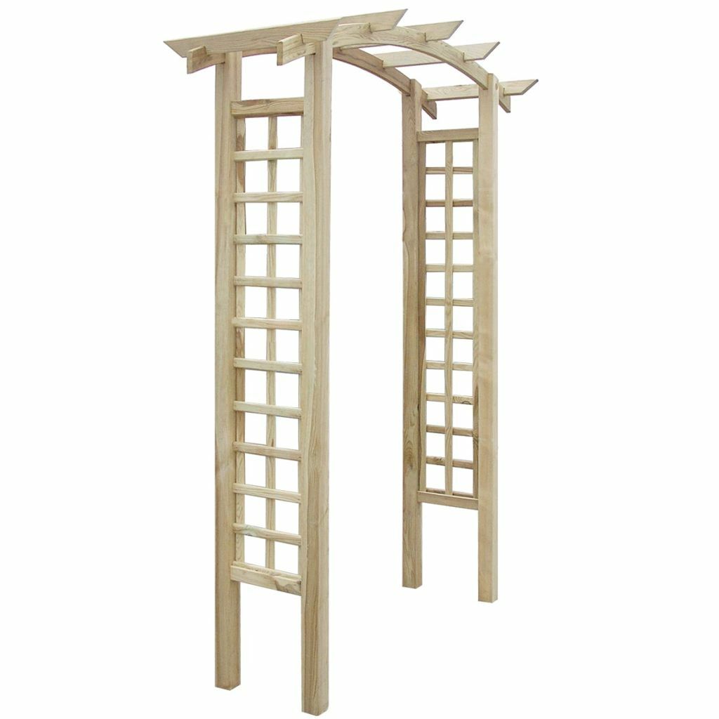 Houten Rozenboog Pergola Tuin - Geïmpregneerd grenenhout - 150x50x200 cm Houten Rozenboog Pergola Tuin - Geïmpregneerd grenenhout - 150x50x200 cm
