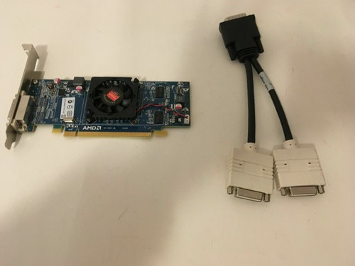 AMD Radeon Graphics Video Card 512MB XF27T 0XF27T WITH Dual DVI CABLE - Picture 1 of 6