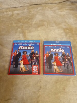 Annie (Blu-ray + DVD) 3 Disc Comes With Slipcover