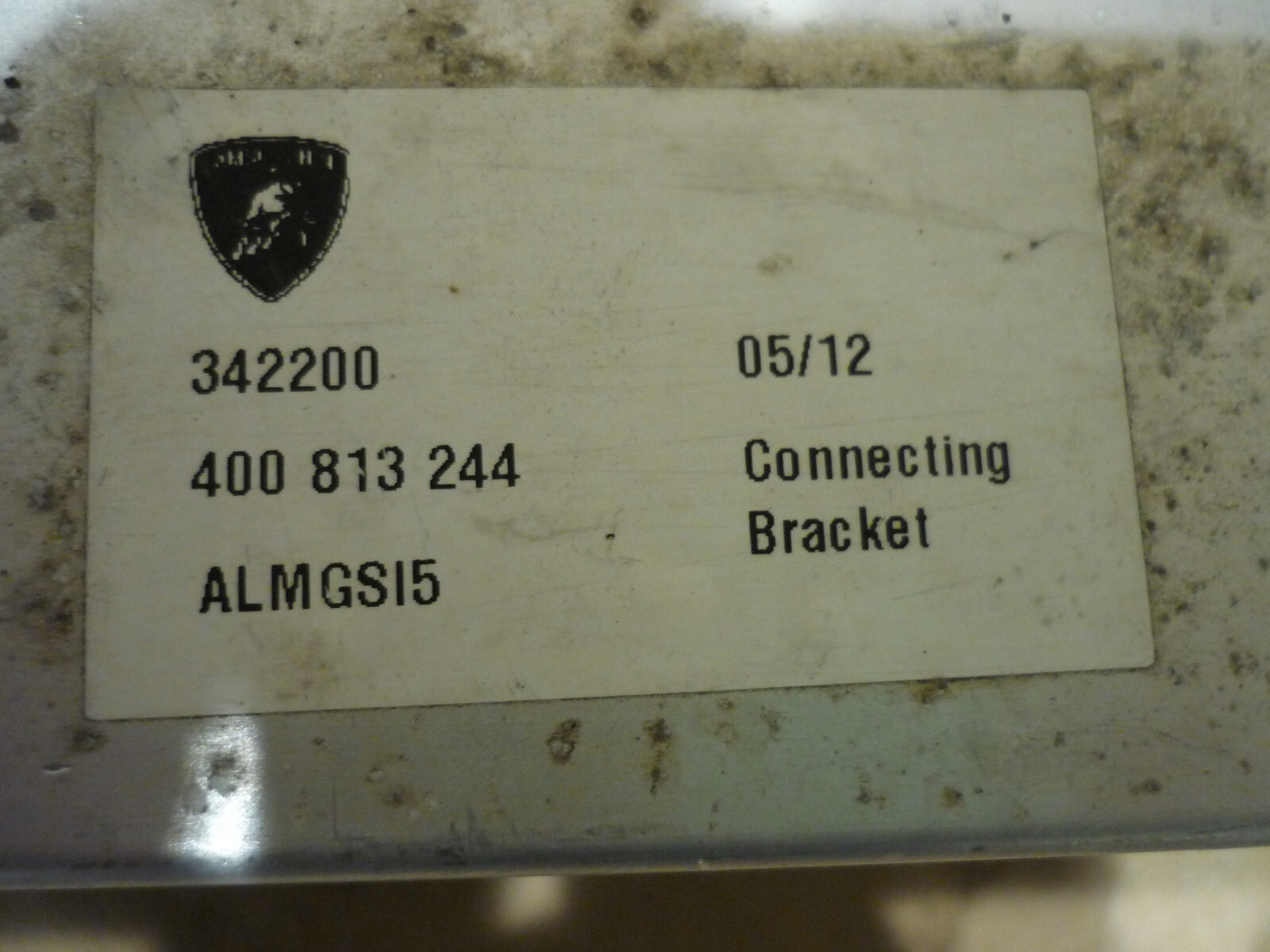 Lamborghini Gallardo - RH Rear Connecting Bracket - P/N 400813244