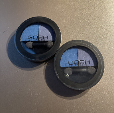 NEW GOSH COSMETICS MATT DUO EYE SHADOW -  #004 - ''BLUE MOON''  ( Set Of 2 )
