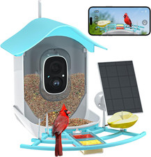 Smart Bird Feeder with Camera - 2K HD Bird Identification  Auto Capture