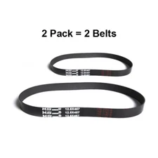 Two Fits For Hoover Vacuum Belts Windtunnel MAX Model UH30600 12.8 x 457
