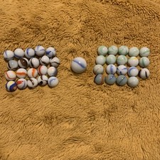 Lot Of 40 Vintage Marbles