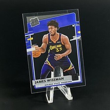 James Wiseman #61 Base Rated Rookie 2020-21 Clearly Donruss - RC Warriors STAR 3