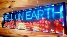 BIG Programmable Scrolling Display Sign Shop Window Over 4000 Full Colour LEDs 