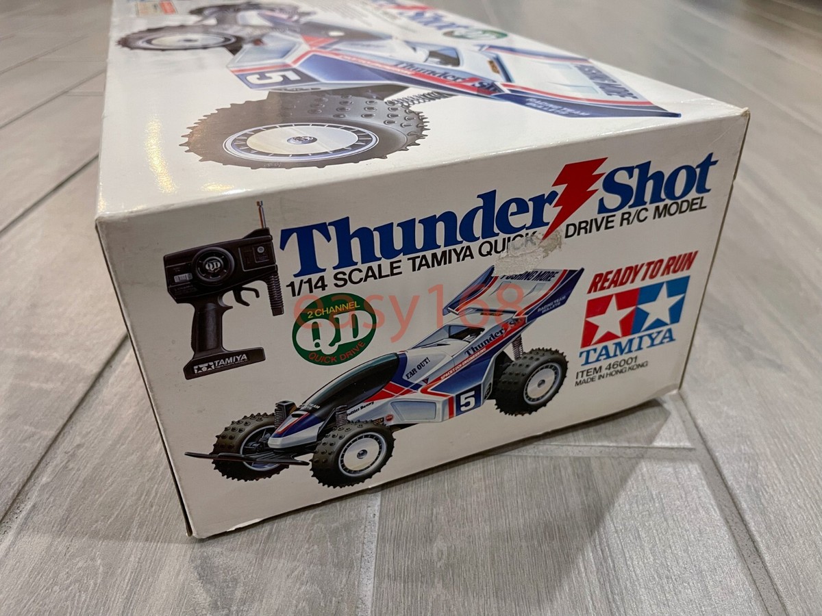 New TAMIYA 1/14 RC THUNDER SHOT VINTAGE RARE 1988 QD Quick