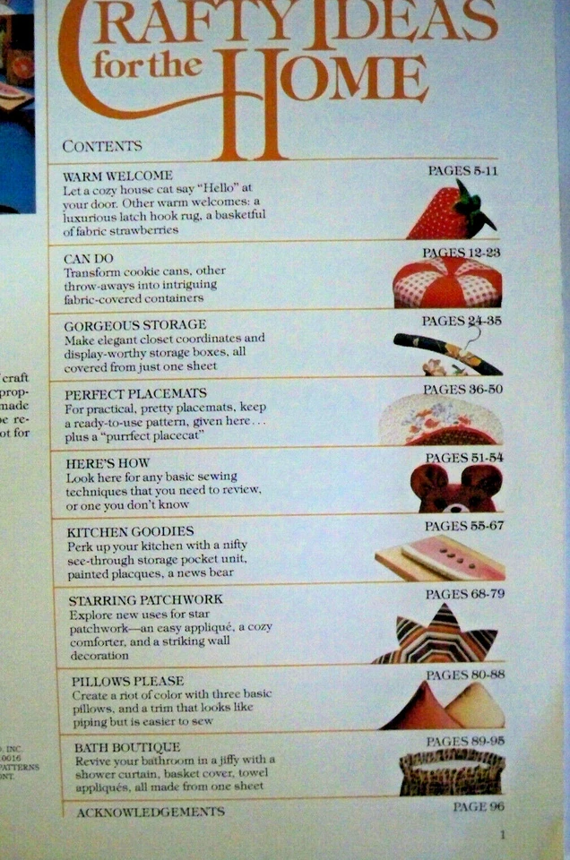 Simplicity's Crafty Ideas for the Home - Craft Pattern Book - Image 2 of 4