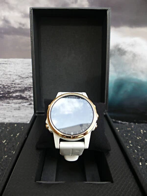 Garmin D2 Delta S Pilotenuhr Smartwatch 42mm Roségold Weiß GPS OVP geprüft