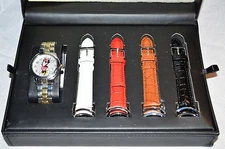 MZ Berger and Co Minnie Mouse Interchangeable Band Bezel Watch Ensemble Case