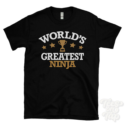 WORLD'S GREATEST NINJA T-SHIRT coole lustige Geschenkidee