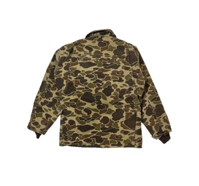 Carhartt CQ103 Vintage Duck Camo Camouflage Hunting Jacket Men's S