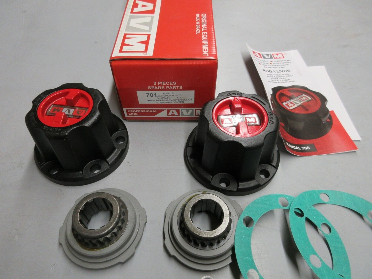 AVM 701 XD locking hubs 1941-1971 Fits jeep willys Scout Dana 25