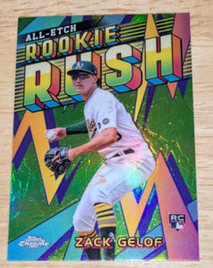 Zack Gelof Oakland Athletics 2024 Topps Chrome All Etch Rookie Rush Case Hit RC