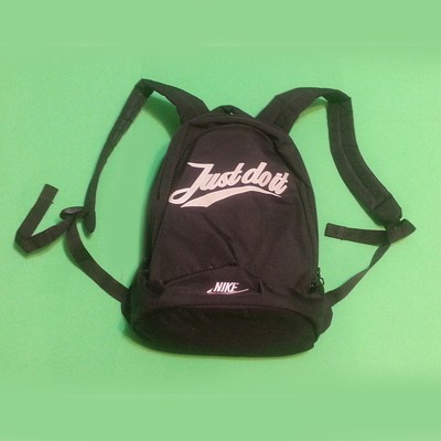 black just do it bag