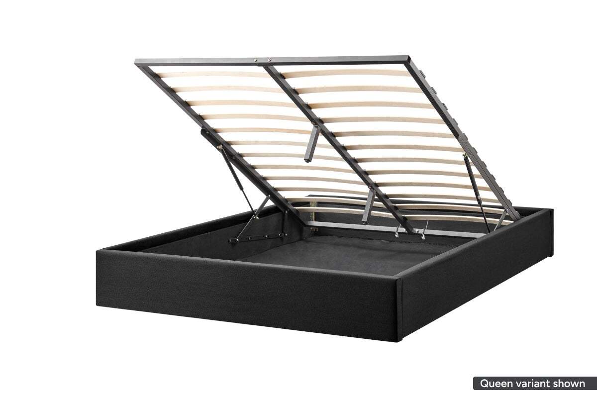 Ovela Parker Gas Lift Bed Frame (Black, Double), Beds & Bed Frames eBay