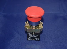 1PC Twist Release Emergency Stop  Mushroom Push Button Switch Fits XB2-BS542