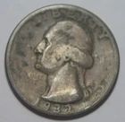 1932-S Washington Head Silver Quarter - Key Date - 25C - No Reserve!