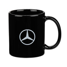 Original Mercedes Benz Kaffeebecher Tasse schwarz Keramiktasse 330 ml