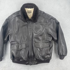 Bomber/Harrington Leather 1980s Vintage Outerwear Coats Bomber/Harrington Leather 1980s Vintage Outerwear Coats
