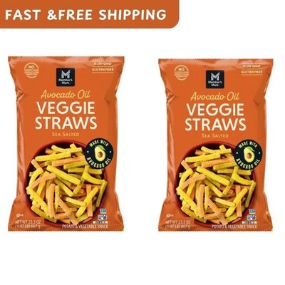 Member's Mark Avocado Oil Veggie Straw Sea Salt, 23.5 oz. Fast Dispatch