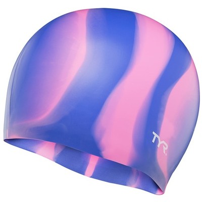 Tyr Multi Color Silicone Adult Swim Cap Durable Hypoallergenic For All Swimmers
