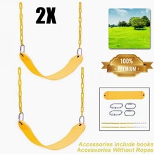 2 Pack Heavy Duty Swing Seat Swing Set Accessories Replace for Kids Outdoor Play