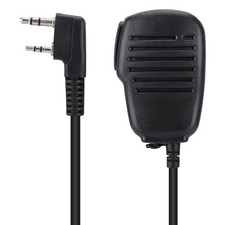 Hot 2 Pin Mini PTT Speaker MIC Walkie Talkie Accessories For UV5R 888S