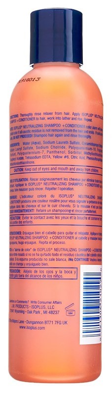 Isoplus Neutralizing Shampoo + Conditioner 8 Ounce