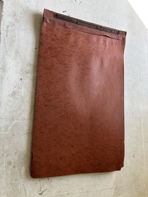 Vintage Fishing Maps. Many LAKES. Brown canvas. 