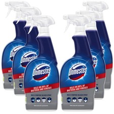 6x Domestos Bleach Spray Muli-Purpose 700ml 5.24 per litre