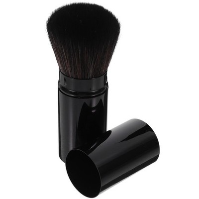  2 Stück einziehbarer Kabuki-Make-up-Pinsel, Reise-Rougepinsel,