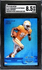 2013 FLEER METAL RETRO PRECIOUS METAL GEMS /50 CORDARRELLE PATTERSON RC SGC 8.5