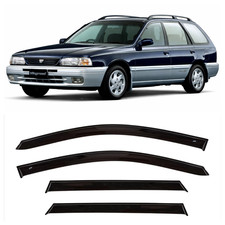 Tape-on Window Visors Rain Guards Fit Nissan Wingroad Y10 96-99 Wind Deflectors