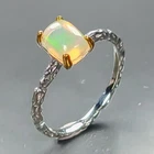 Handmade Natural Opal Ring 925 Sterling Silver Size 8 /R474133
