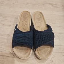 Fly Flot Navy Mesh Anatomic Comfort Sandals Made in Italy EU 37
