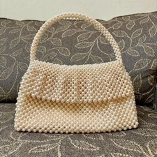 Wedding Bridal Handmade Pearl Beaded Bag