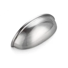 10 Pack 3 inch Drawer Pulls Brushed Nickel Cabinet Cup Pulls Kitchen Hardware...