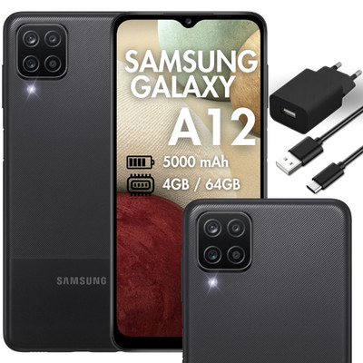 Samsung Galaxy A12 4/64GB LTE A127F/DS Schwarz ohne Simlock | TOP zustand