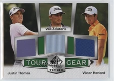 2024 SP Game Used Tour Gear Trios Justin Thomas Will Zalatoris Rookie RC